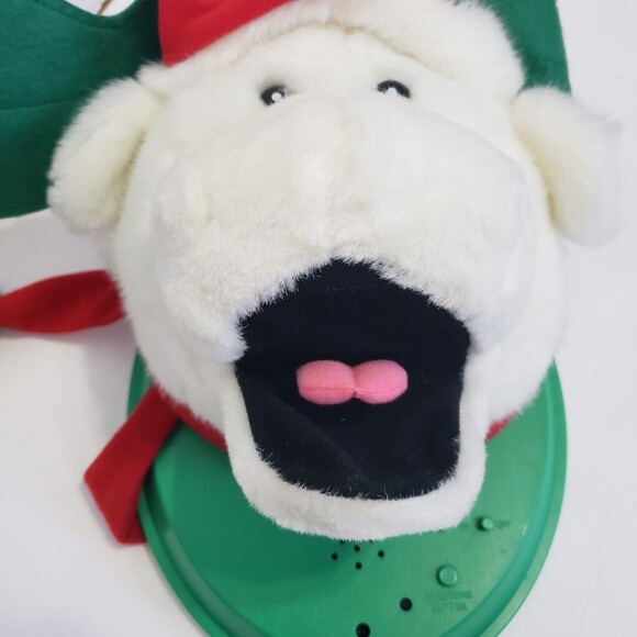 Trendmasters Christmas Bear Recorder Talking Bear Vintage Tested Works - Picture 9 of 13
